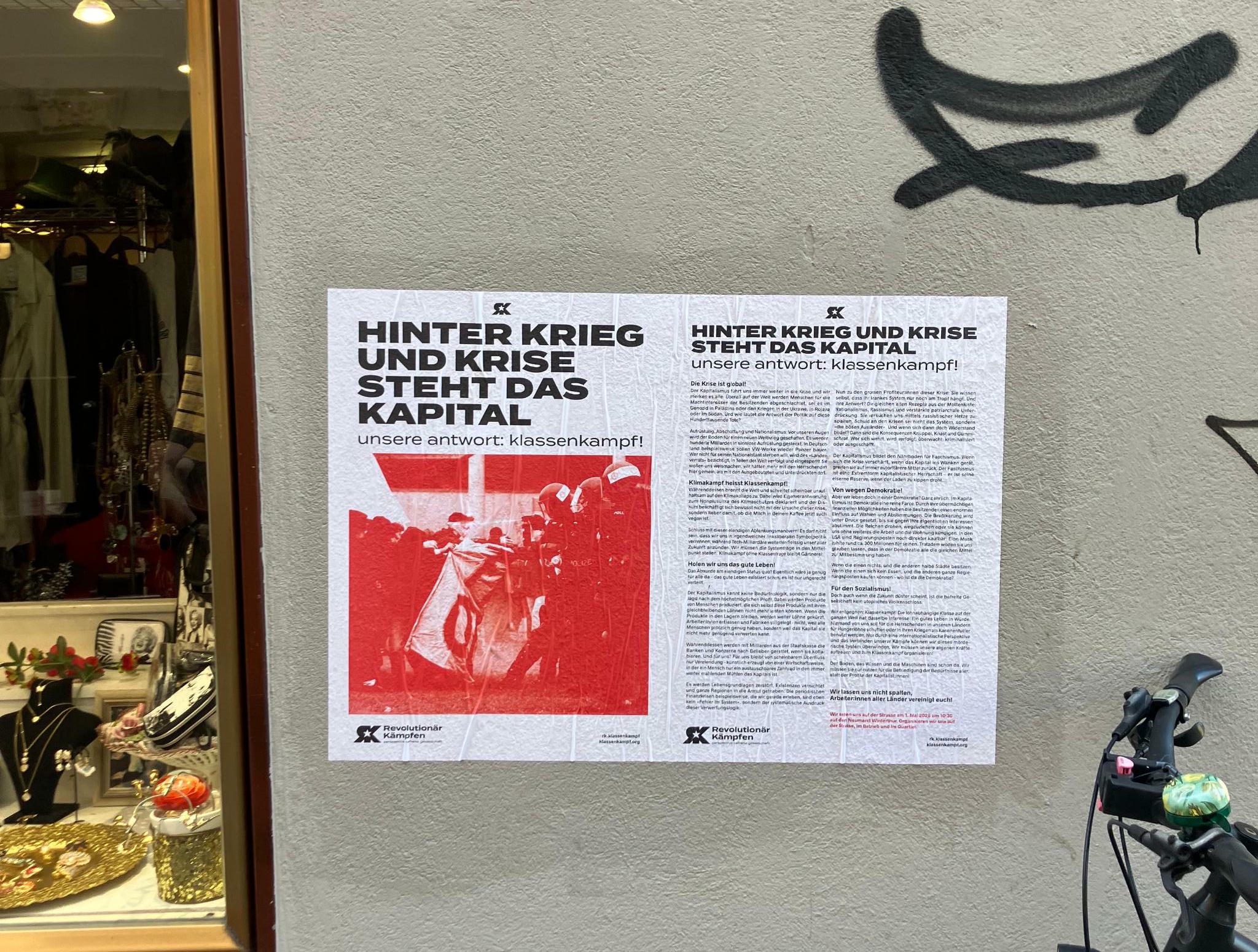 HINTER KRIEG UND KRISE STEHT DAS KAPITAL